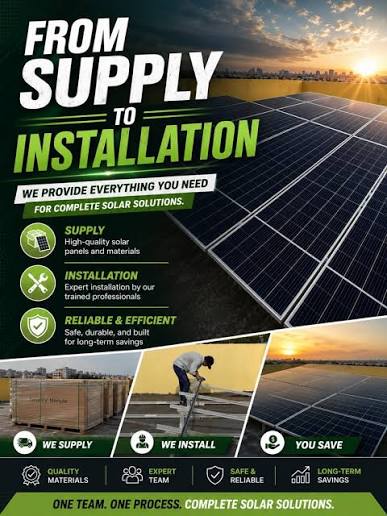 Complete Solar Project Material Supply