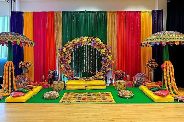 Golden Glam Mehendi. — Aakshara Events