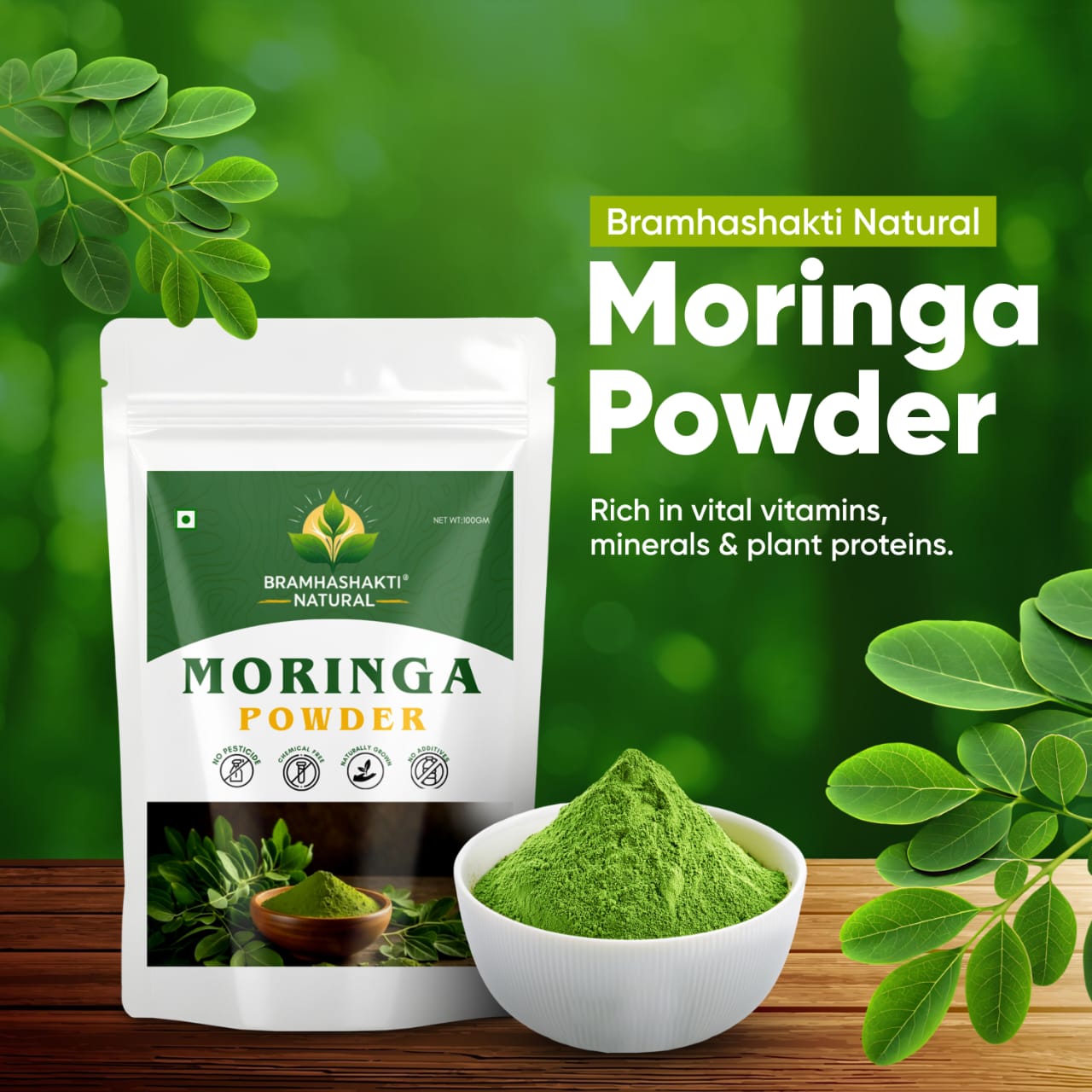 Moringa Powder — BRAMHA SHAKTI NATURAL ayurvedic products.