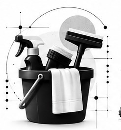 Cleaning & services illustration
