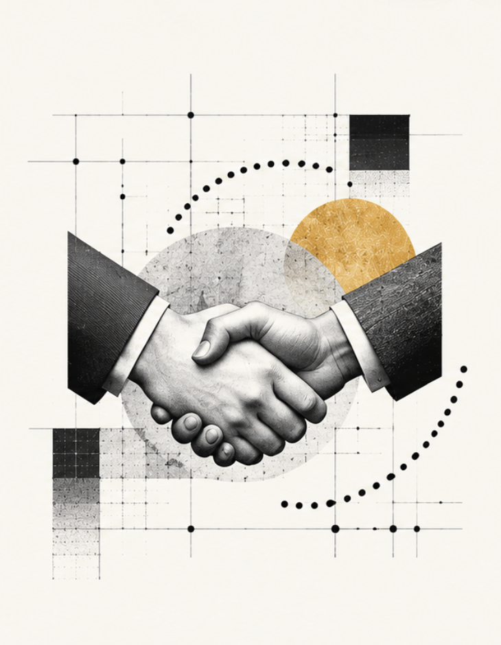 Partnership handshake