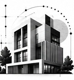 Construction & interiors illustration